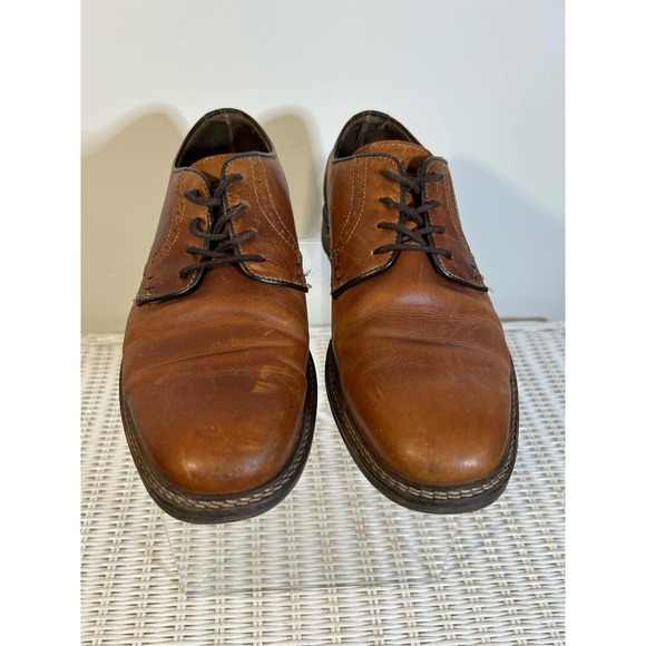 Bull Boxer Men’s Handmade in Portugual Brown Learher Oxfords Size 10 main image 6
